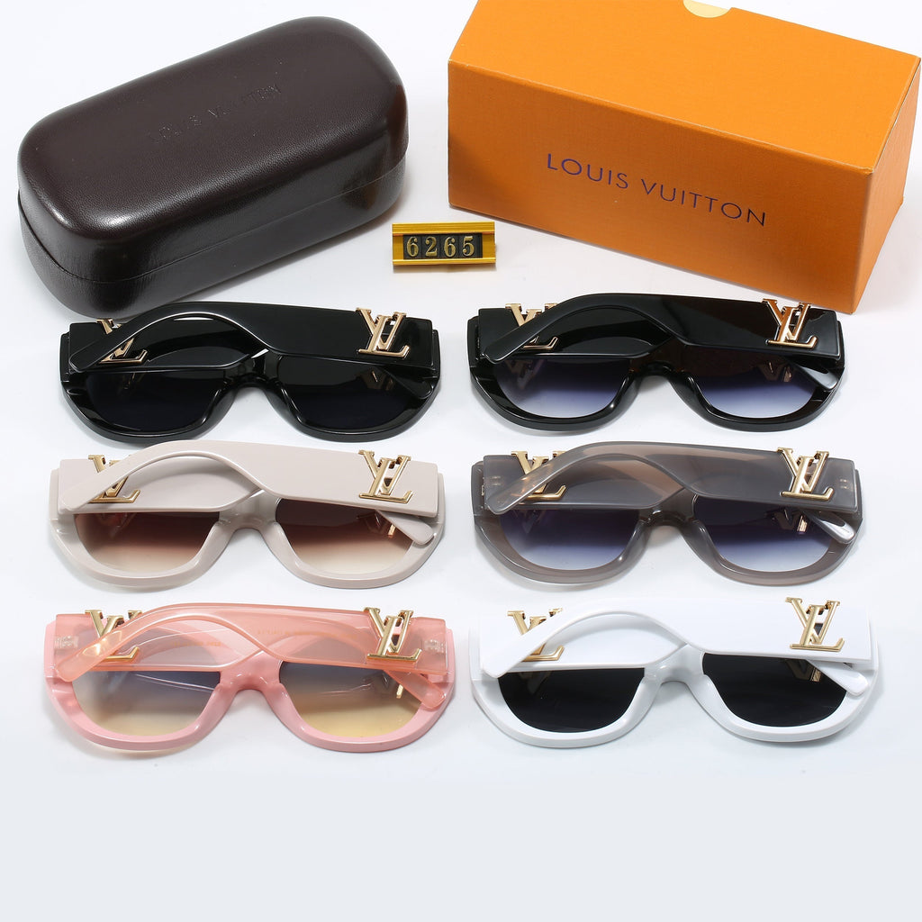 Louis vuitton Elegant Butterfly Bold Frame Sunglasses with Letter Detail (Model 6265) Butterfly